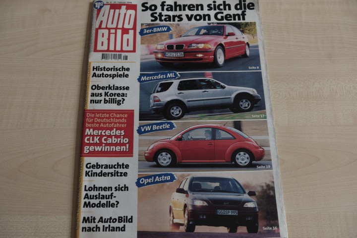 Deckblatt Auto Bild (08/1998)
